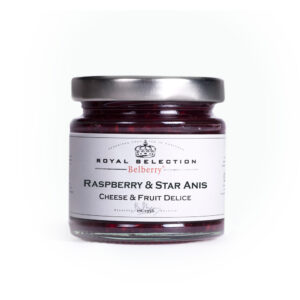 BELBERRY Royal aviečių ir žvaigždinio anyžiaus džemas prie sūrio 130g