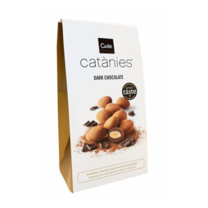 CUDIE Catanies karamelizuoti Markonos migdolai juodajame šokolade 80g