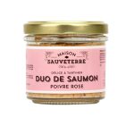 MAISON SAUVETERRE Lašišos užtepėlė su rožiniais pipirais 100g
