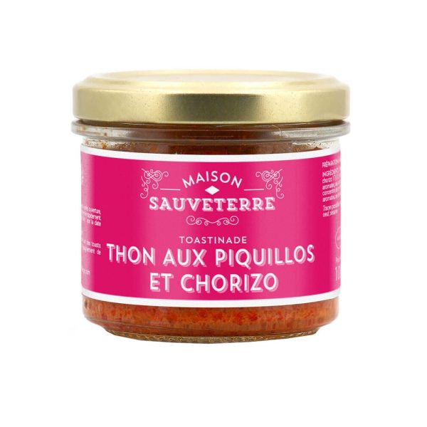 MAISON SAUVETERRE Tuno užtepėlė su chorizo dešra ir piquillos aitriosiomis paprikomis