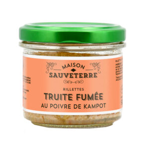 MAISON SAUVETERRE Rūkyto upėtakio riletas su Kampot pipirais 90g