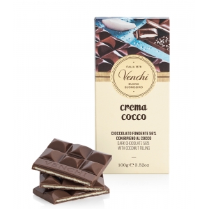 VENCHI COCONUT šokoladas su kokosų kremu 100g