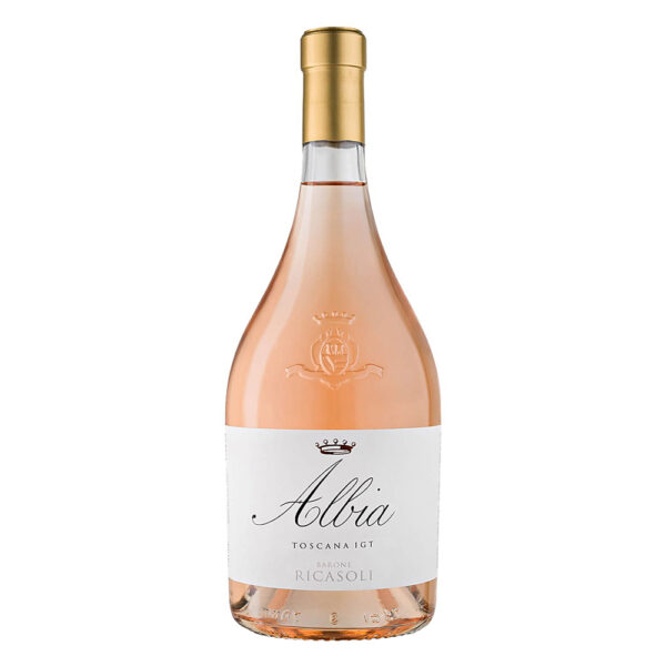 Rožinis vynas BARONE RICASOLI Albia Rose Toscana