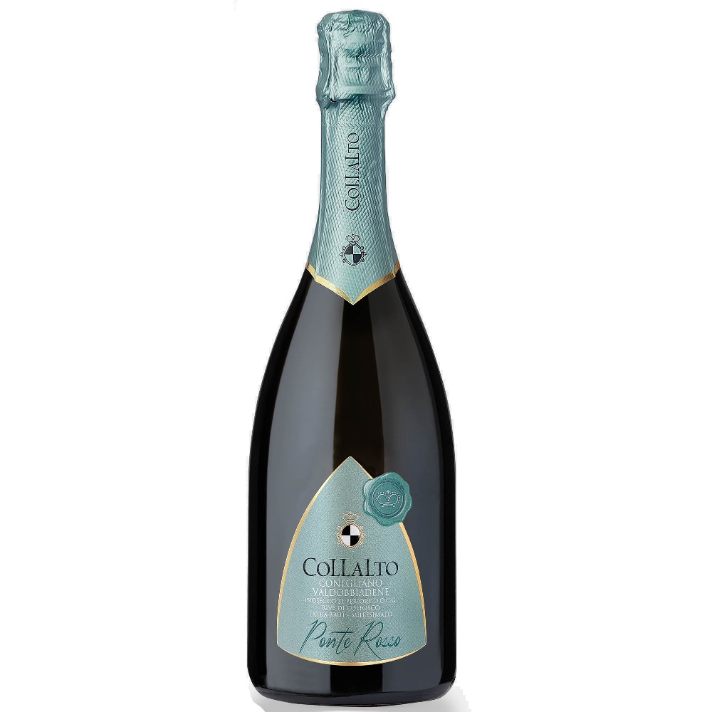 COLLALTO PONTE ROSSO Prosecco Superiore Rive di Colfosco Conegliano Millesimato Extra Brut DOCG 0,75l COLLALTO PONTE ROSSO Prosecco Superiore Rive di Colfosco Conegliano Millesimato Extra Brut DOCG 0,75l