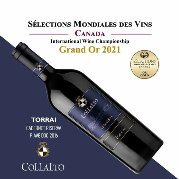 COLLALTO TORRAI Riserva Cabernet Piave DOC 0,75l - Image 2