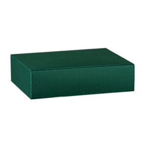 Dėžutė ŽALIA su taškiukais be langelio 3 but. 340x280x92