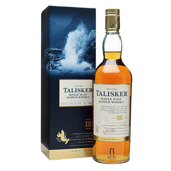 Viskis TALISKER Isle of Skye Single Malt Scotch 18YO Whiskey