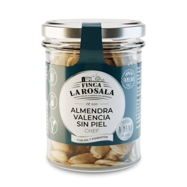 Riešutai FINCA LA ROSALA Valensijos migdolai su paprika Riešutai FINCA LA ROSALA Valensijos migdolai su paprika