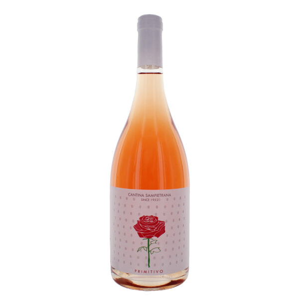 Rožinis vynas SAMPIETRANA Stillarosea Salento Primitivo Rosato