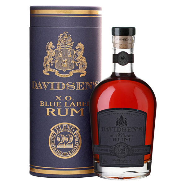 Romas DAVIDSEN'S Blue Label Rum 22YO XO