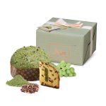 LOISON GENESI Panettone pyragas su pistacijų kremu, razinomis ir žaliąja Matcha arbata 600g
