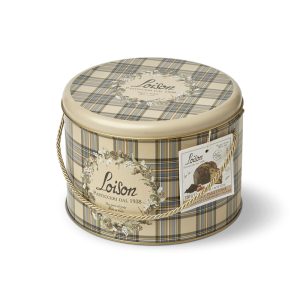 Panettone pyragas su šokolado lašais ir sūdytos karamelės kremu