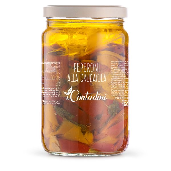 iCONTADINI Peperoni alla Crudaiola paprikos marinate