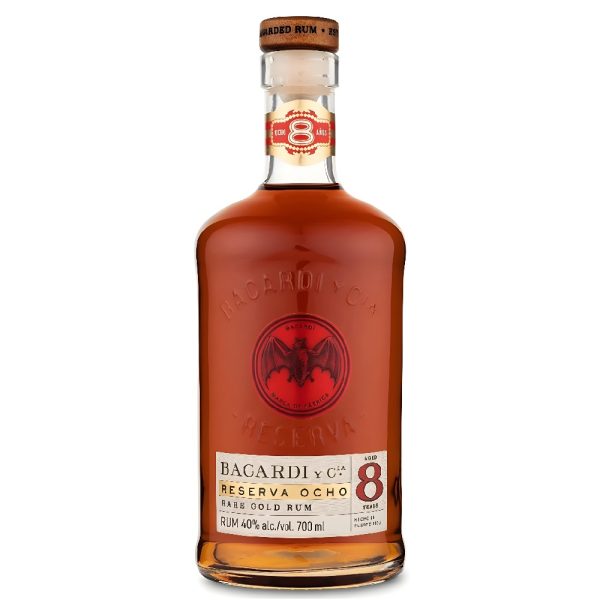 BACARDI 8 Years Reserva Ocho 0,7l (dėž.)