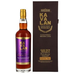 KAVALAN Solist Single Malt Whisky Peated 0,7l (dėž.)
