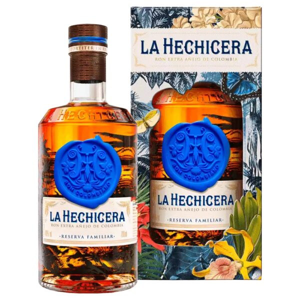 LA HECHICERA Reserva Familiar Extra Anejo de Colombia Romas LA HECHICERA Reserva Familiar Extra Anejo de Colombia