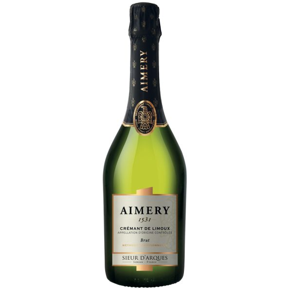 SIEUR-D'ARQUES-Aimery-Cremant-de-Limoux-Brut Putojantis vynas kremantas SIEUR D'ARQUES Aimery Cremant de Limoux Brut