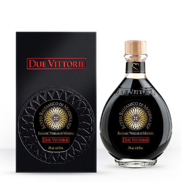 DUE VITTORIE Aceto Balsamico di Modena IGP Oro balzamiko actas 0,25l