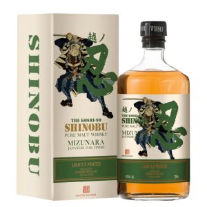 SHINOBU Mizunara Wood Pure Malt Lighty Peated Whisky 0,7l (dėž.)