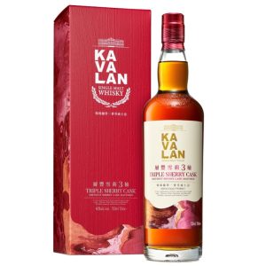KAVALAN Triple Sheery Cask Single Malt Whisky 0,7l (dėž.)