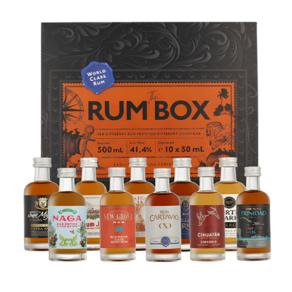 The Rum Box Red By World Class Rum rinkinys 10x50ml 41,4%
