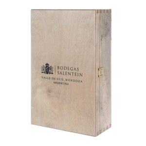 Salentein medinė dėžutė 2 buteliams