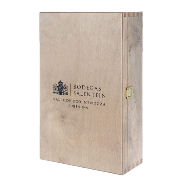 Salentein medinė dėžutė 2 buteliams