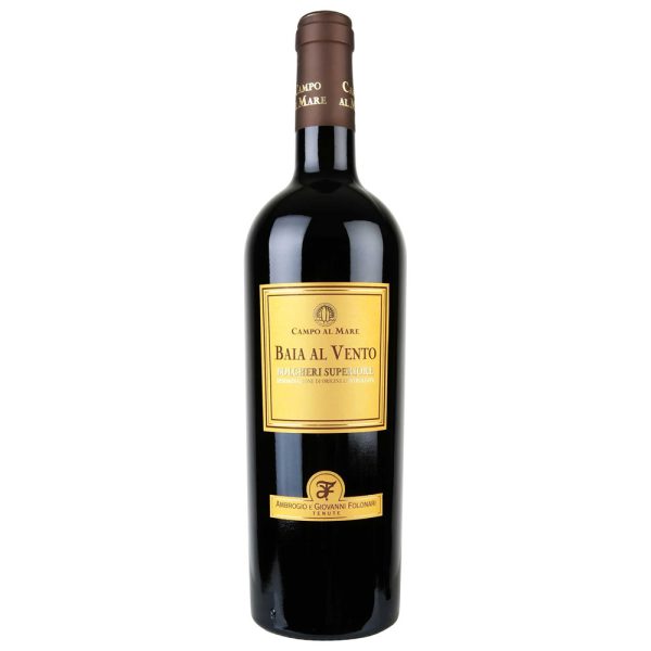 TENUTA CAMPO al MARE Baia al Vento Bolgheri Superiore Rosso 2008 raudonas vynas iš Italijos