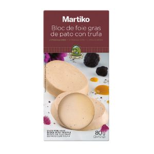 MARTIKO duck foie gras block ančių kepenėlės su trumais 2x40g