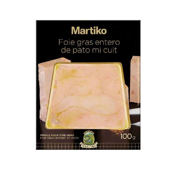 MARTIKO whole foie gras nesmulkintos ančių kepenėlės 100g MARTIKO whole foie gras nesmulkintos ančių kepenėlės 100g
