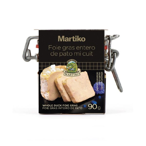 MARTIKO whole foie gras nesmulkintos ančių kepenėlės 90g MARTIKO whole foie gras nesmulkintos ančių kepenėlės 90g