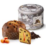 LOISON LATTA Panettone NeroSale su šokolado lašais ir sūdytos karamelės kremu 750g (met. dėž.)