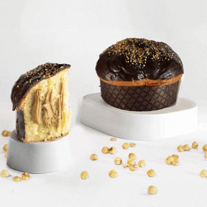 iMORI Panettone Gianduja su riešutų kremu