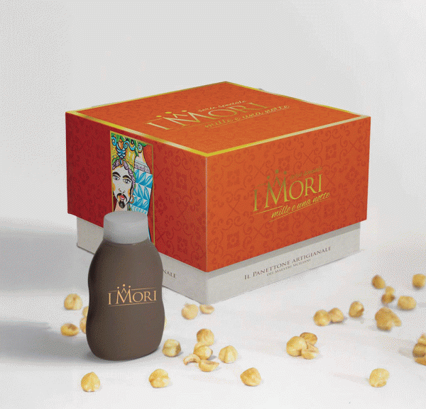 iMORI Panettone Gianduja su riešutų kremu