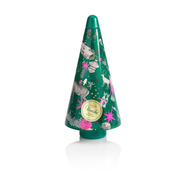 VENCHI Christmas Pine Metal Tin saldainių dėžutė2 VENCHI Christmas Pine Metal Tin saldainių dėžutė