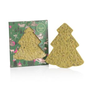 VENCHI Christmas Pine medžio formos baltasis šokoladas su sūdytomis pistacijomis