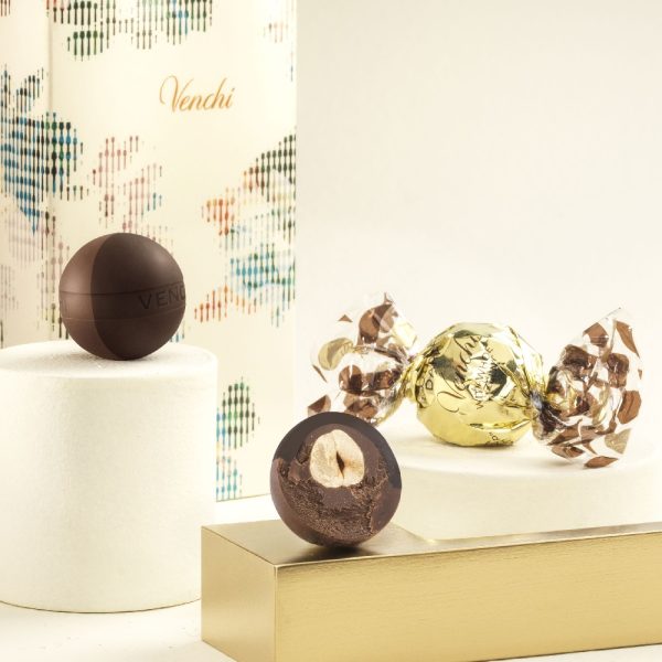 VENCHI PICK & MIX saldainiai Dark Gianduia & Hazelnut Pearl, 100g