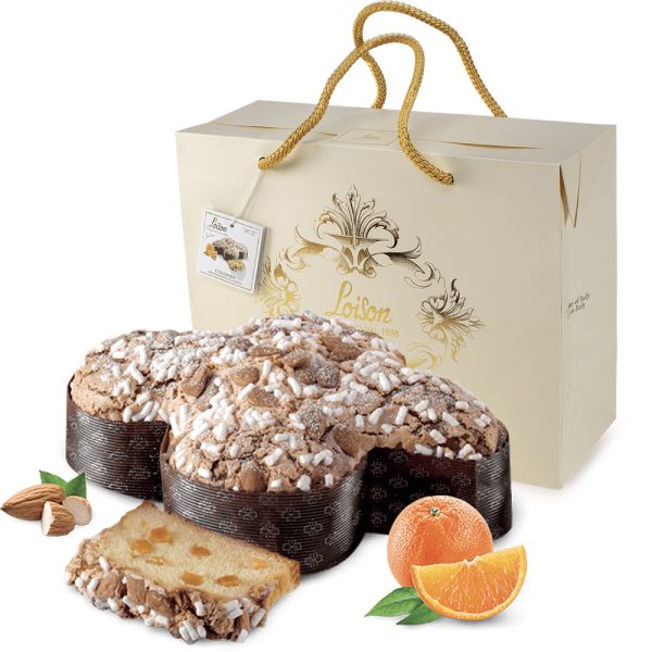 LOISON-Colomba-Classica-su-Sicilijos-apelsinais-ir-migdolais-3kg LOISON Colomba Classica su Sicilijos apelsinais ir migdolais 3kg