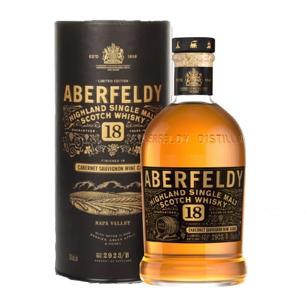 ABERFELDY Napa Valley Cabernet Sauvignon Cask 18YO 0,7l (dėž.) ABERFELDY Napa Valley Cabernet Sauvignon Cask 18YO 0,7l (dėž.)