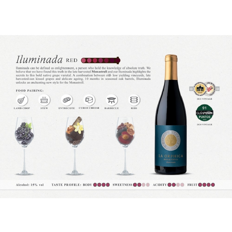 BODEGAS TRENZA La Orphica Iluminada Monastrell 0,75l - Image 2