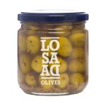 LOSADA Verdial marinuotos žaliosios alyvuogės su kauliuku 345g/198g