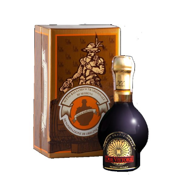 DUE VITTORIE Aceto Balsamico di Modena DOP Extra Old 25 metų balzamiko actas 0,1l (dėž.) DUE VITTORIE Aceto Balsamico di Modena DOP Extra Old 25 metų balzamiko actas 0,1l (dėž.)