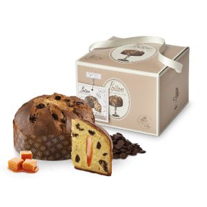LOISON GOLD Panettone NeroSale su šokolado lašais ir sūdytos karamelės kremu 750g