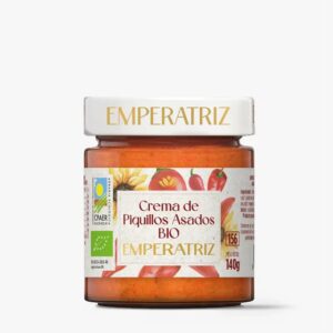 EMPERATRIZ Crema de Piquillos Asados BIO ekologiška keptų paprikų užtepėlė 140g