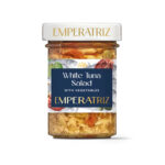 EMPERATRIZ Ensalada de Bonito del Norte smulkinta baltojo ilgapelekio tuno filė su dražovėmis