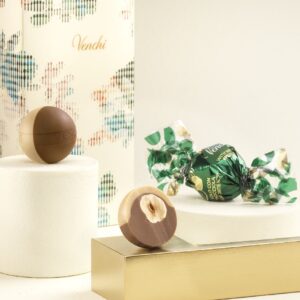 VENCHI PICK & MIX saldainiai Pearl su gianduja ir lazdyno riešutais, 100g