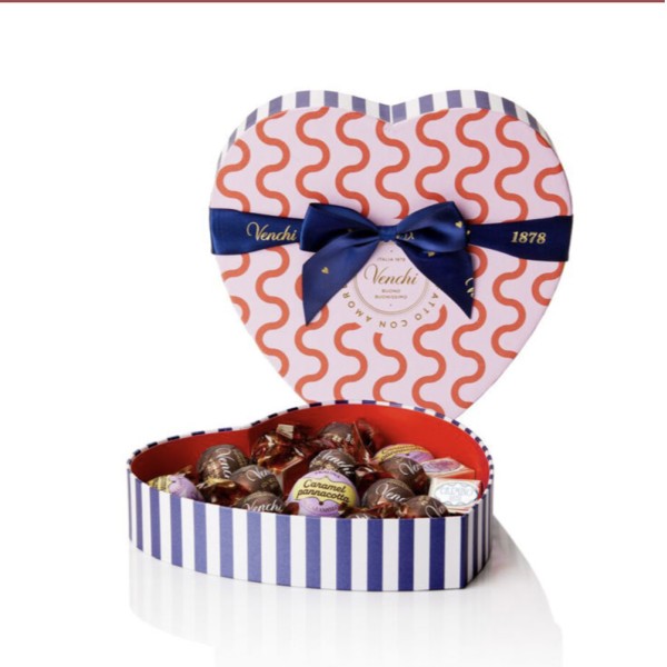 Venchi Valentine širdelės formos šokoladiniai saldainiai