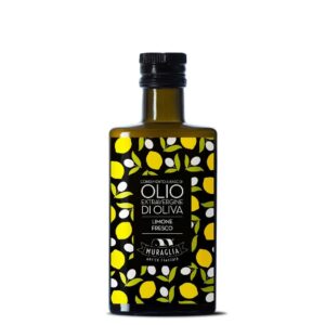 MURAGLIA Fresh Lemon šviežių citrinų skonio ypač tyras alyvuogių aliejus 0,2l